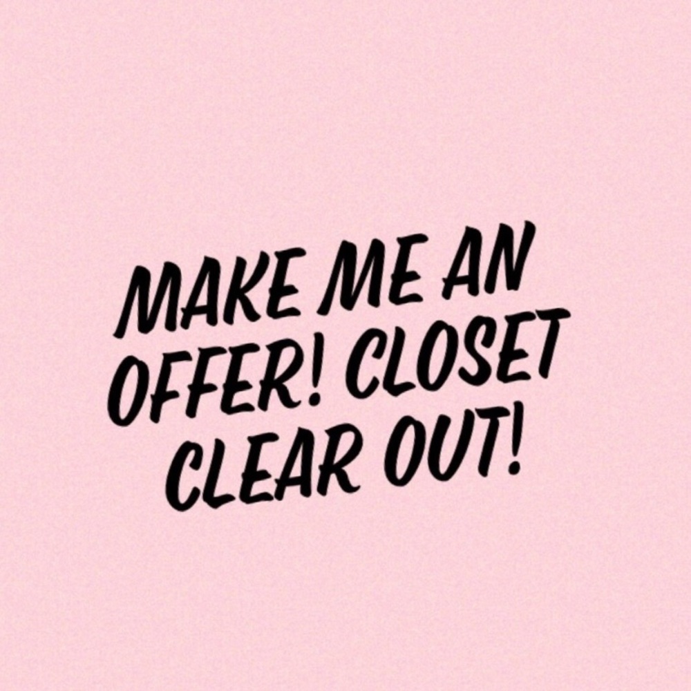 Accepting all reasonable offers!